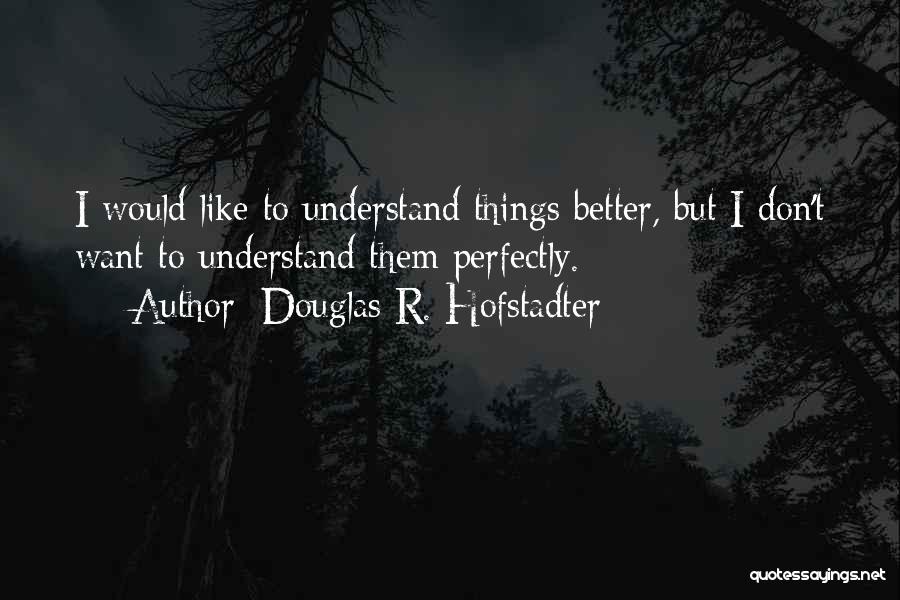 I Don't Understand Quotes By Douglas R. Hofstadter