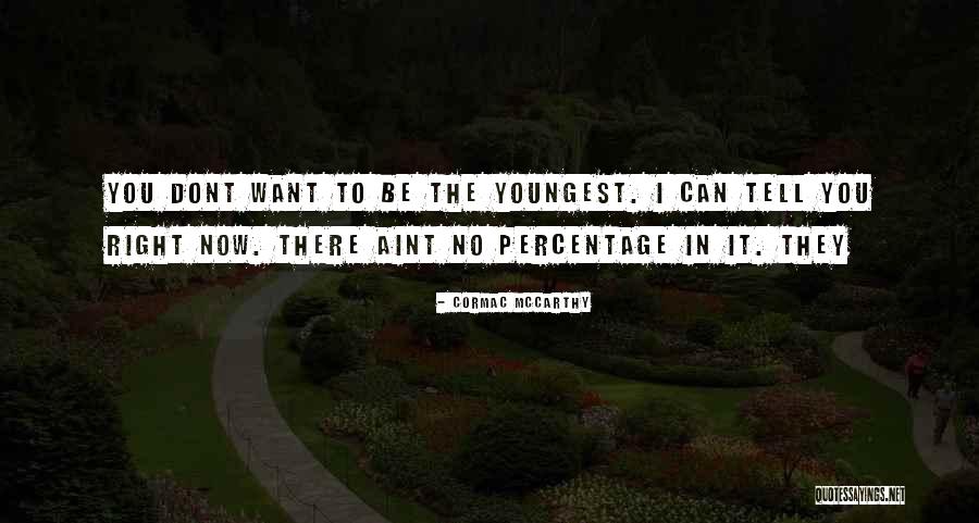 I Dont Want Quotes By Cormac McCarthy I Dont Want Quotes By Cormac McCarthy