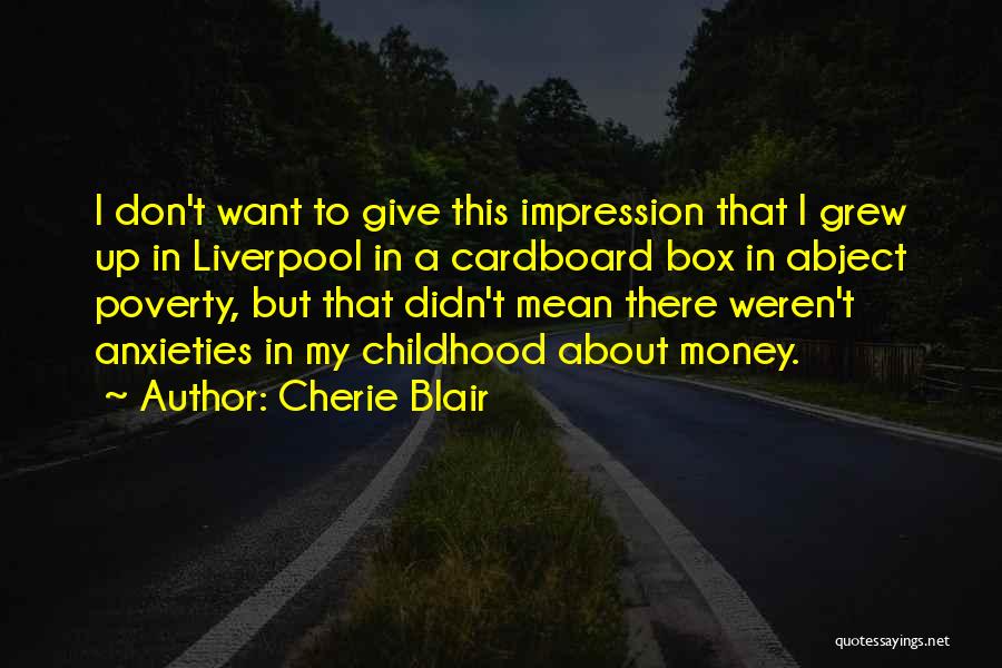 I Don't Want To Give Up Quotes By Cherie Blair