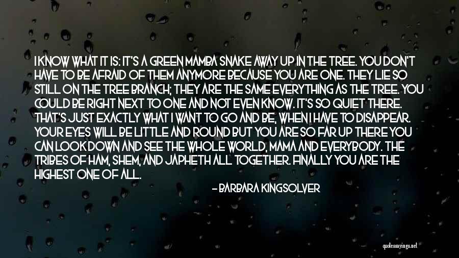 I Don't Want To See You Anymore Quotes By Barbara Kingsolver