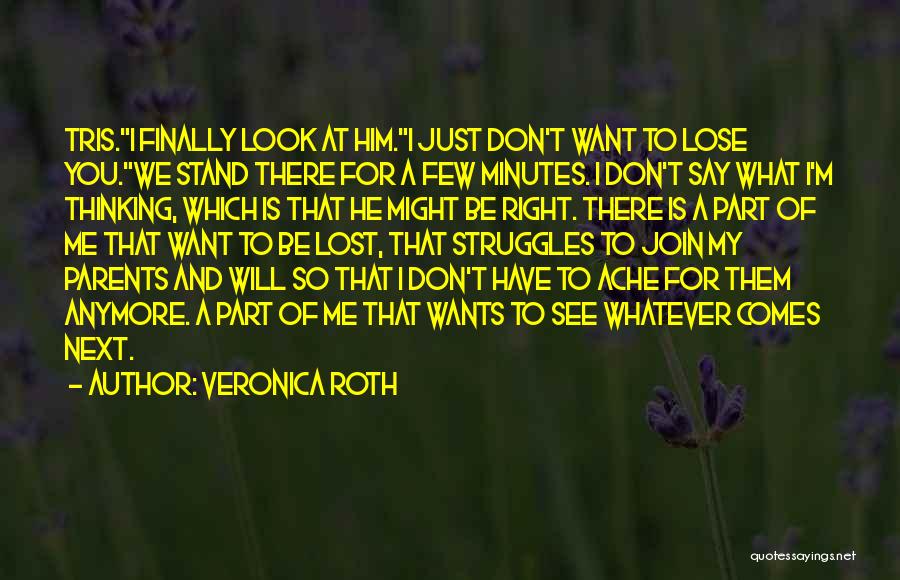 I Don't Want To See You Anymore Quotes By Veronica Roth