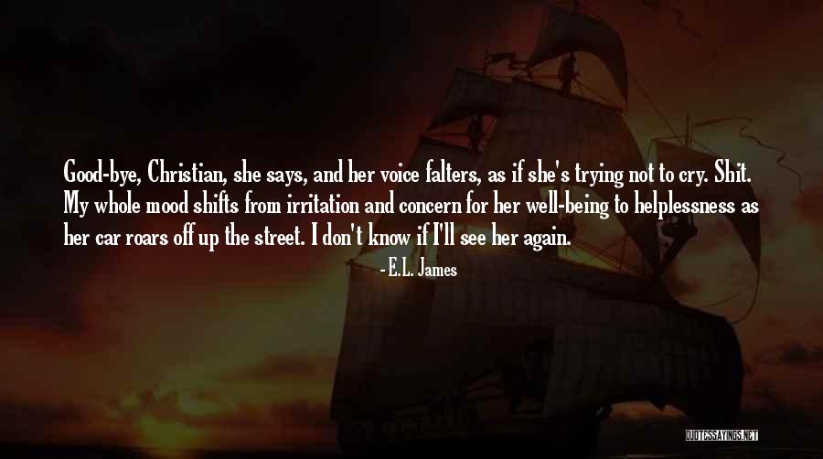 I Don't Want To See You Cry Quotes By E.L. James I Don't Want To See You Cry Quotes By E.L. James