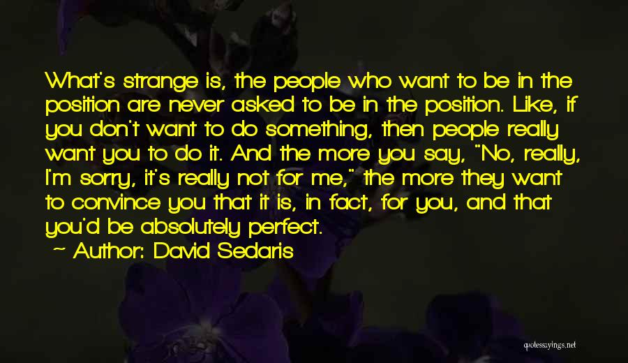 I Don't Want You No More Quotes By David Sedaris