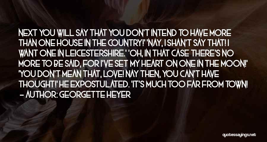 I Don't Want You No More Quotes By Georgette Heyer