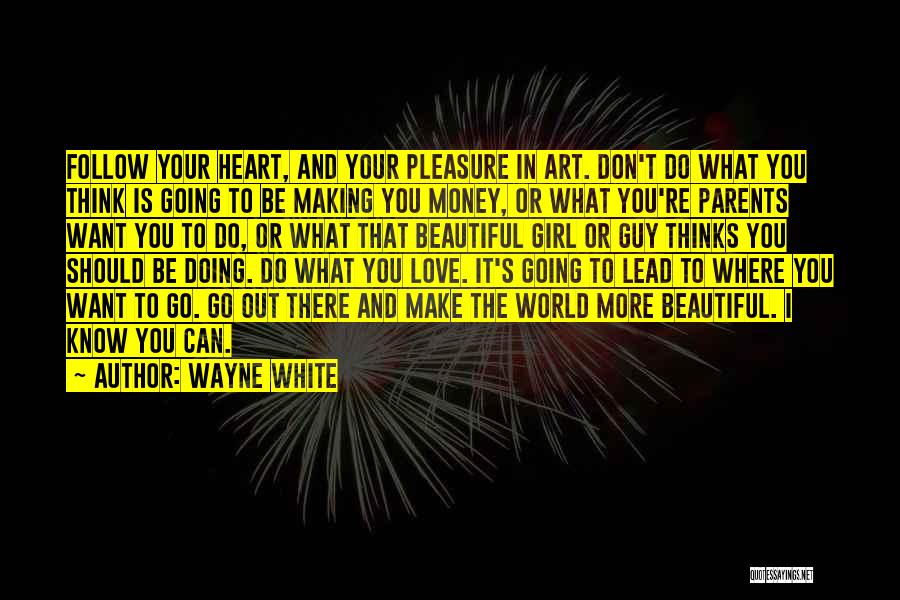 I Don't Want Your Money Quotes By Wayne White