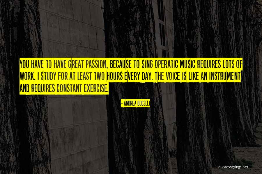 I Exercise Because Quotes By Andrea Bocelli I Exercise Because Quotes By Andrea Bocelli