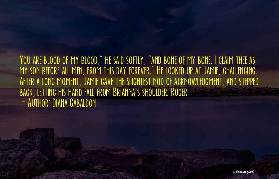 I Fall Back Quotes By Diana Gabaldon