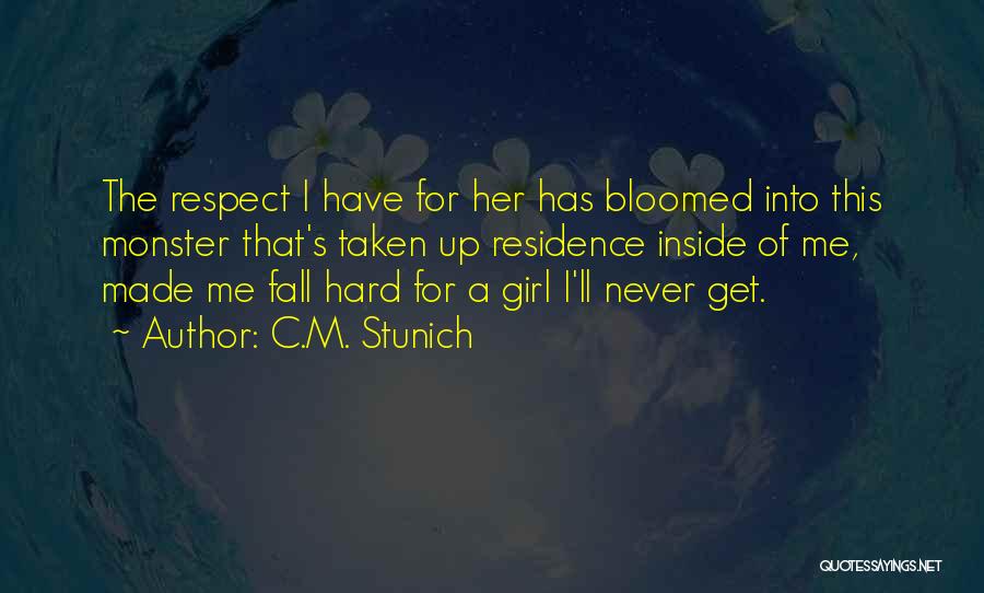 I Fall Hard Quotes By C.M. Stunich