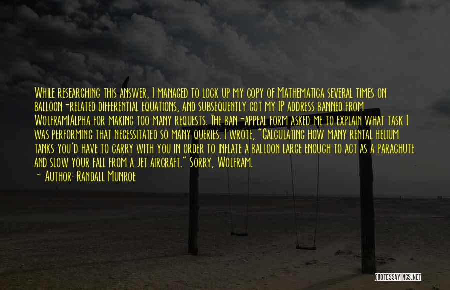 I Fall Quotes By Randall Munroe