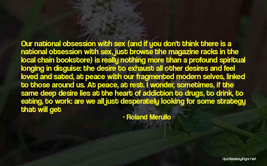 I Feel At Peace Quotes By Roland Merullo I Feel At Peace Quotes By Roland Merullo