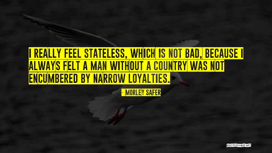 I Feel Bad Quotes By Morley Safer I Feel Bad Quotes By Morley Safer