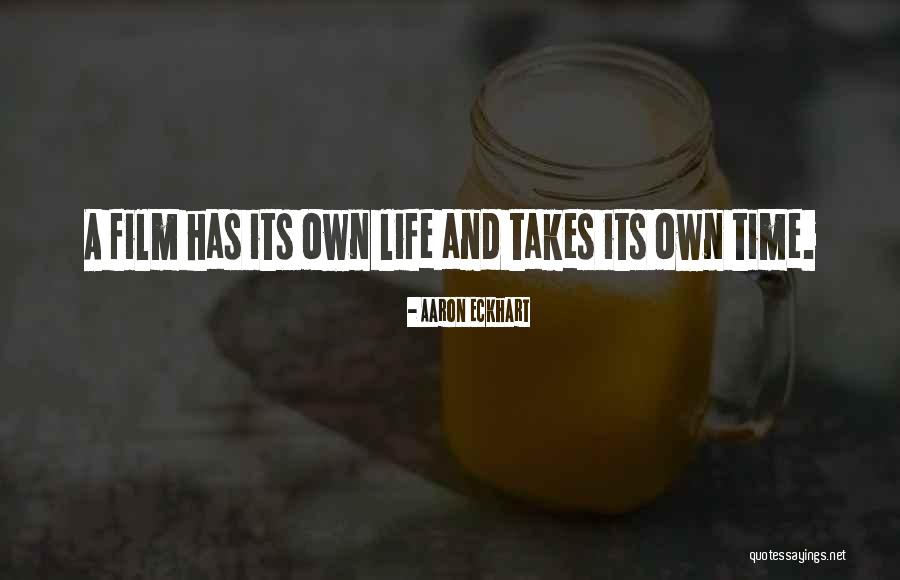 I Feel Blah Quotes By Aaron Eckhart