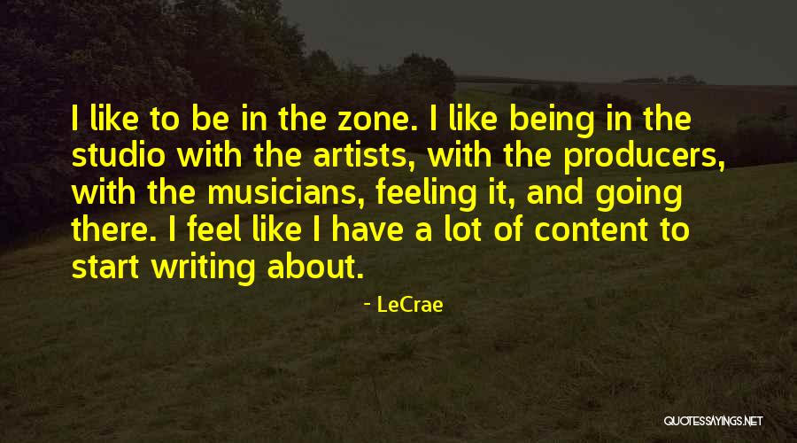 I Feel Content Quotes By LeCrae I Feel Content Quotes By LeCrae