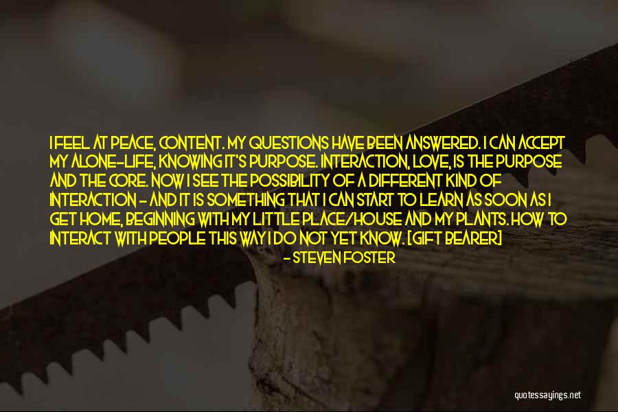 I Feel Content Quotes By Steven Foster I Feel Content Quotes By Steven Foster