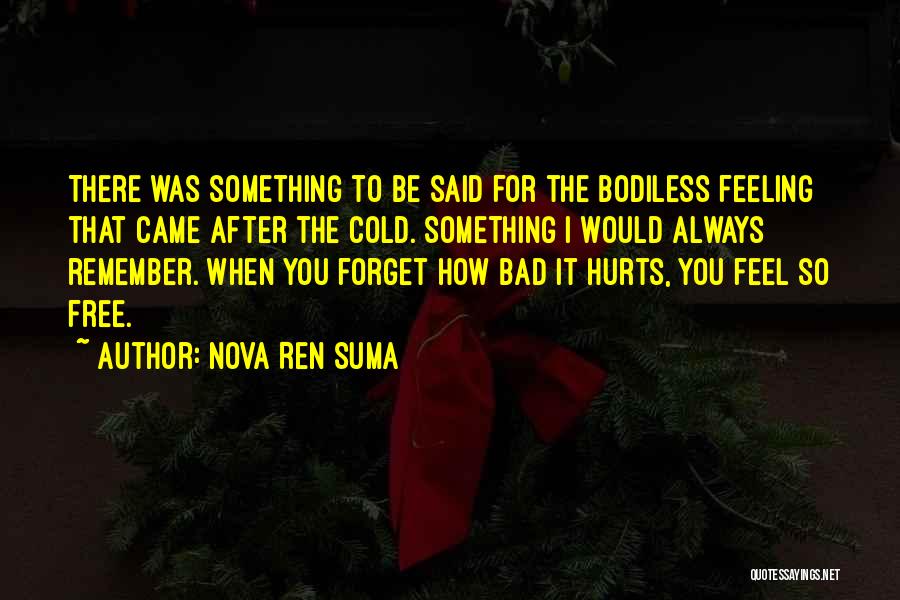 I Feel So Bad For You Quotes By Nova Ren Suma