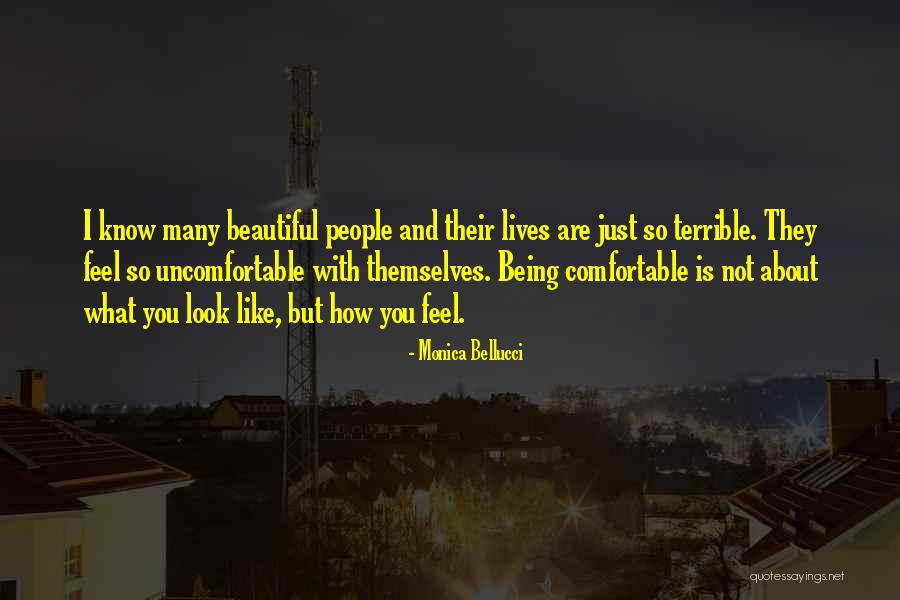 I Feel Terrible Quotes By Monica Bellucci I Feel Terrible Quotes By Monica Bellucci