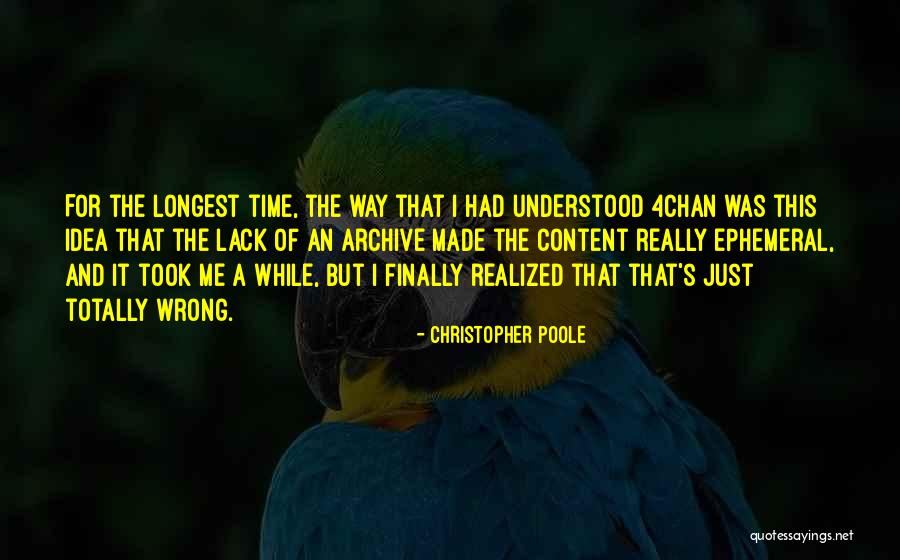 I Finally Made It Quotes By Christopher Poole I Finally Made It Quotes By Christopher Poole