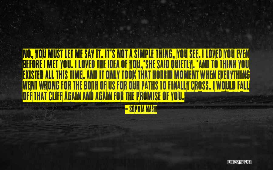 I Finally Met You Quotes By Sophia Nash I Finally Met You Quotes By Sophia Nash