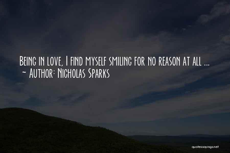 I Find Myself Smiling Quotes By Nicholas Sparks