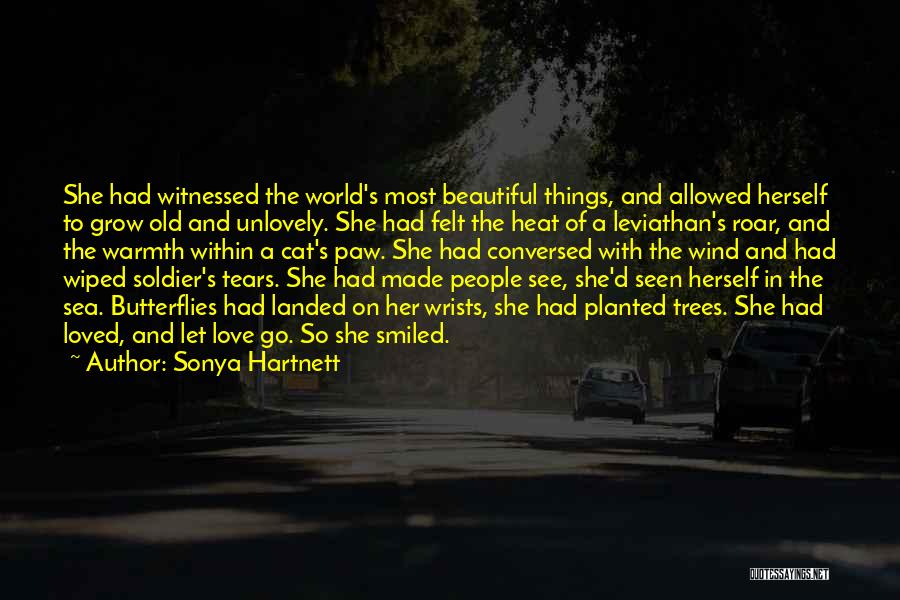 I Get Butterflies When I See Her Quotes By Sonya Hartnett