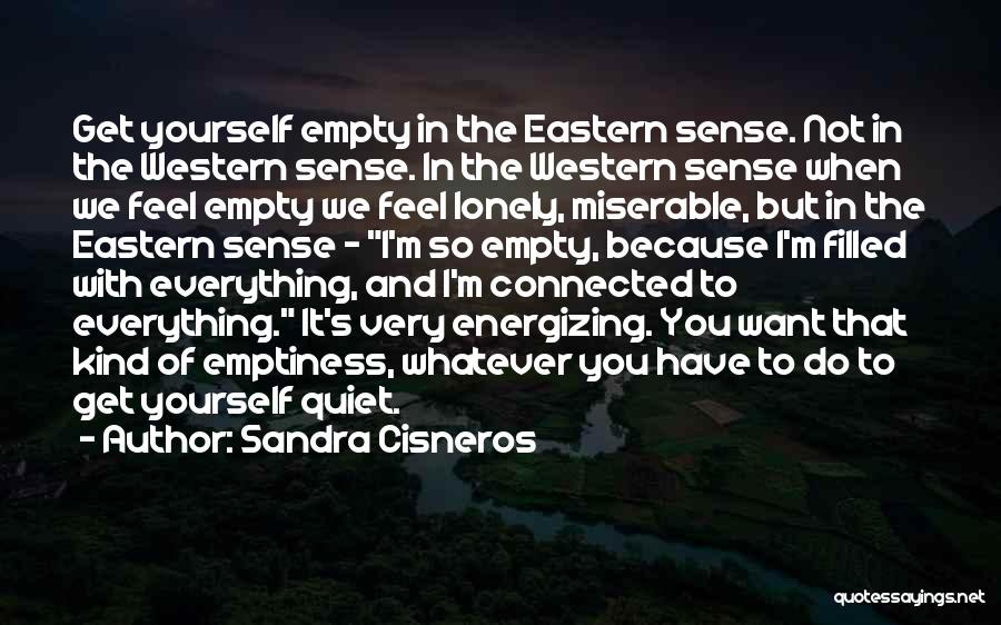 I Get Lonely Quotes By Sandra Cisneros