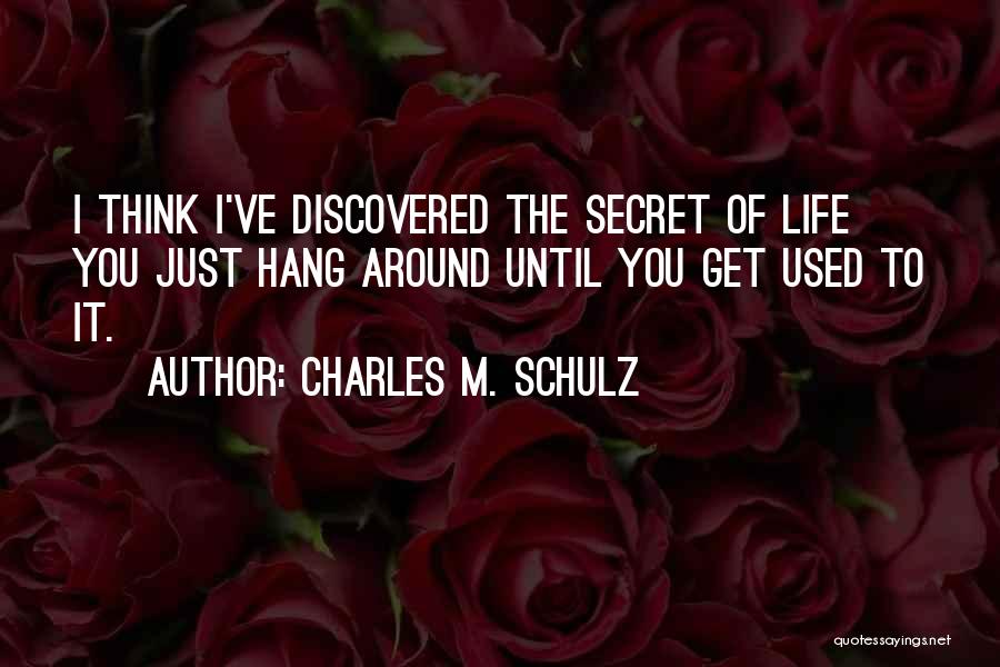 I Get Used Quotes By Charles M. Schulz