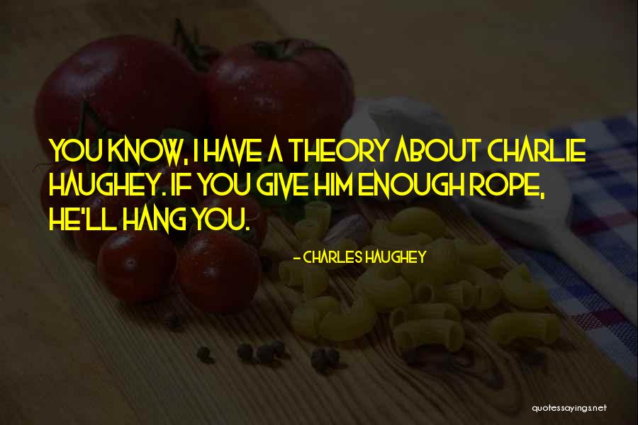 I Give Just Enough Rope Quotes By Charles Haughey I Give Just Enough Rope Quotes By Charles Haughey