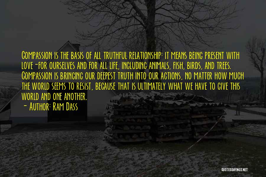 I Give Up On Our Relationship Quotes By Ram Dass