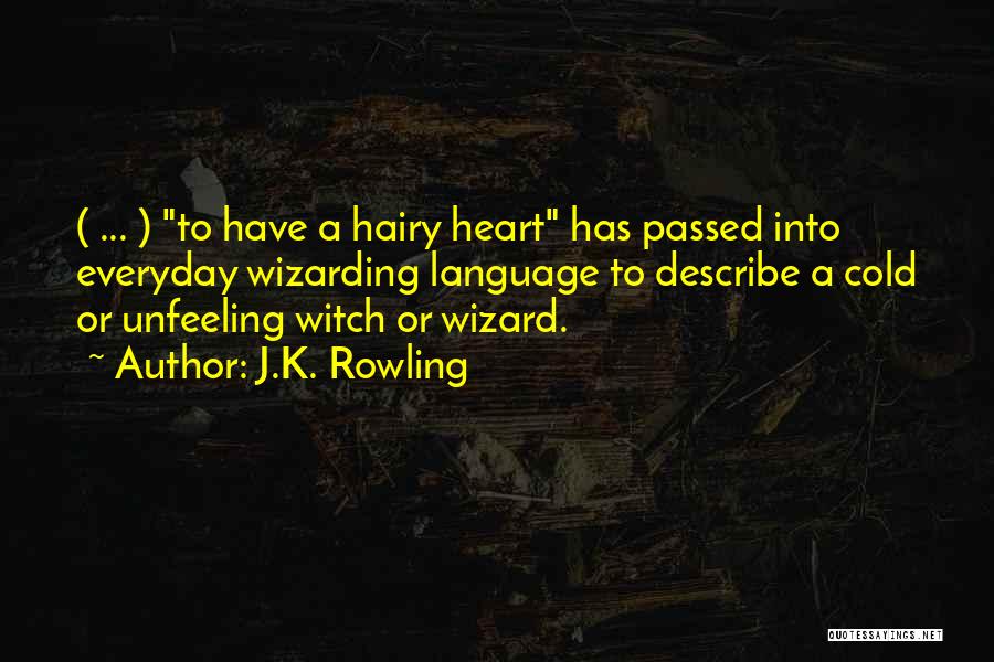 I Got A Cold Heart Quotes By J.K. Rowling