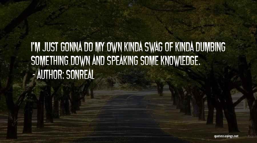 I Got My Own Swag Quotes By SonReal