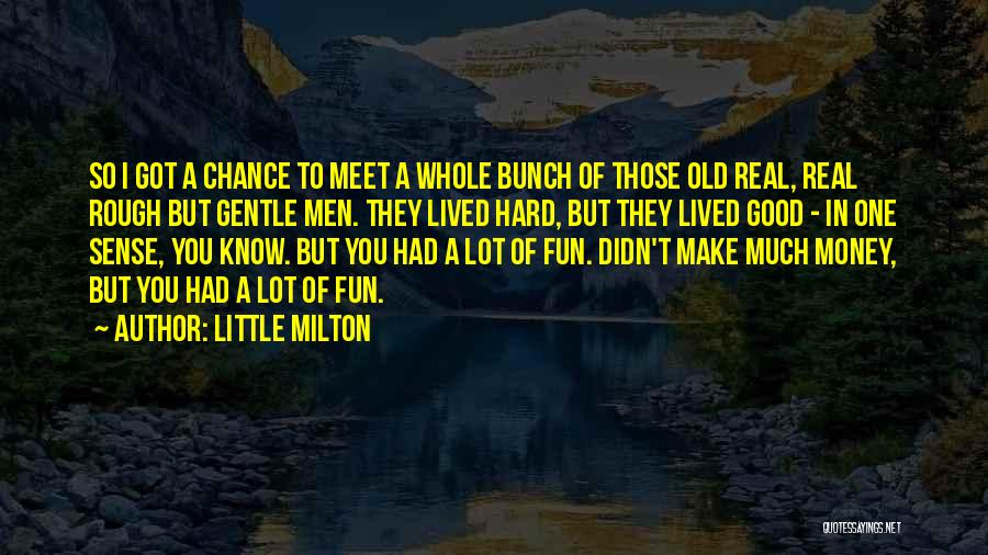 I Got So Much Money Quotes By Little Milton