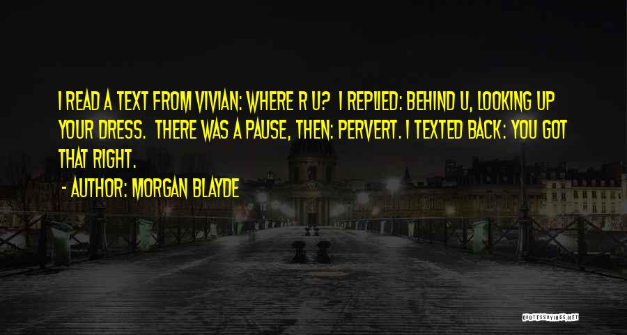 I Got U Back Quotes By Morgan Blayde