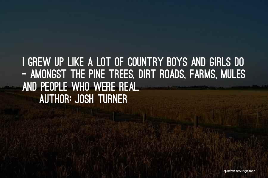I Grew Up Country Quotes By Josh Turner