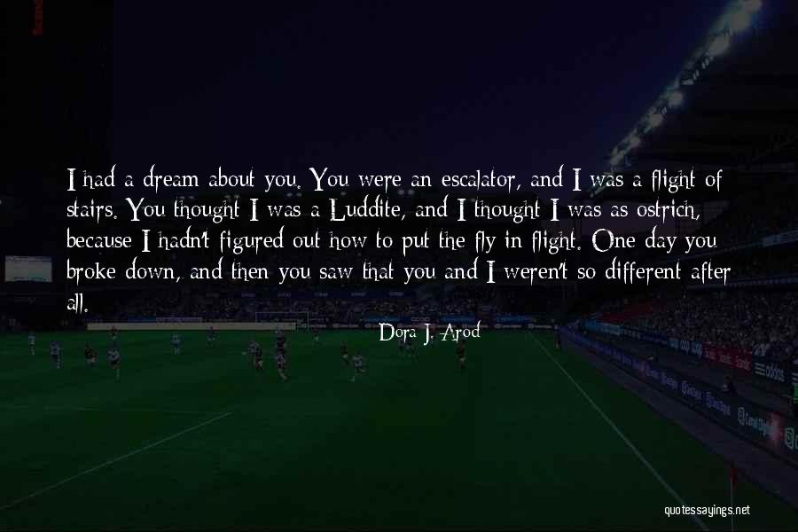 I Had A Dream About You Quotes By Dora J. Arod I Had A Dream About You Quotes By Dora J. Arod