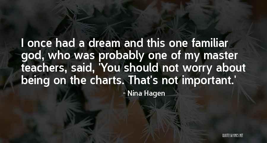 I Had A Dream About You Quotes By Nina Hagen I Had A Dream About You Quotes By Nina Hagen