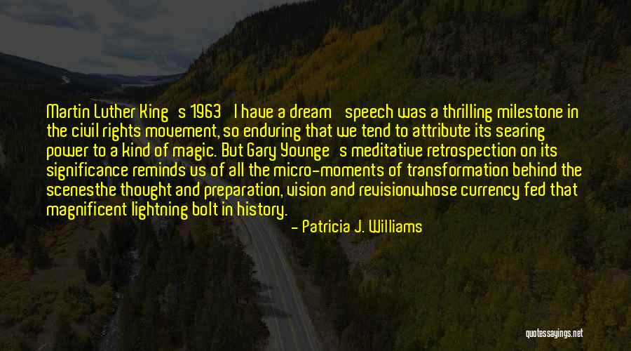 I Had A Dream Speech Quotes By Patricia J. Williams