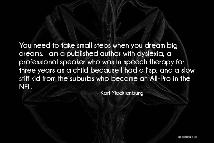 I Had A Dream With You Quotes By Karl Mecklenburg