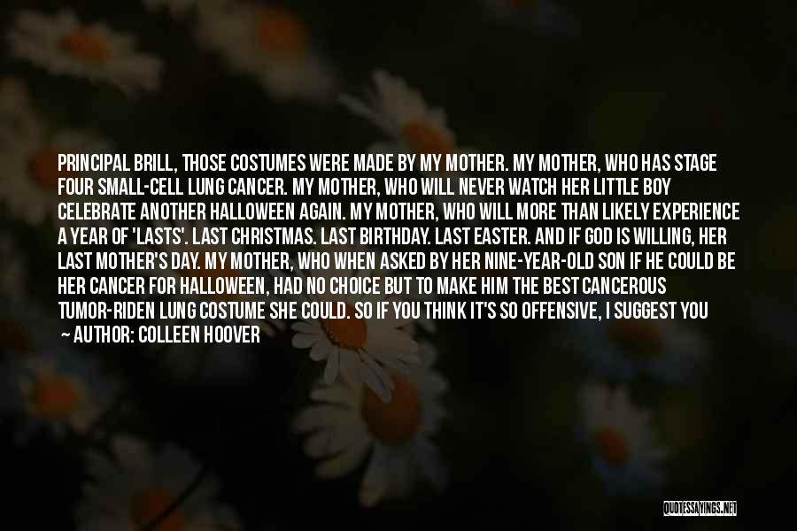 I Had Cancer Quotes By Colleen Hoover