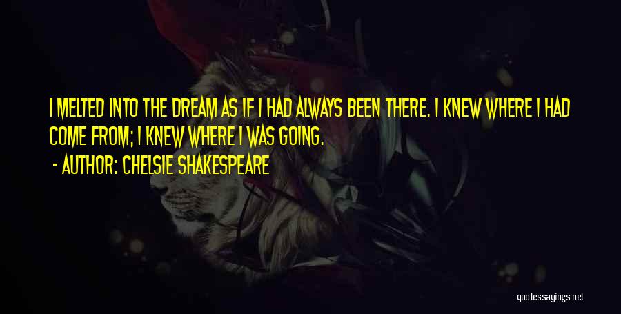 I Had Dream Quotes By Chelsie Shakespeare