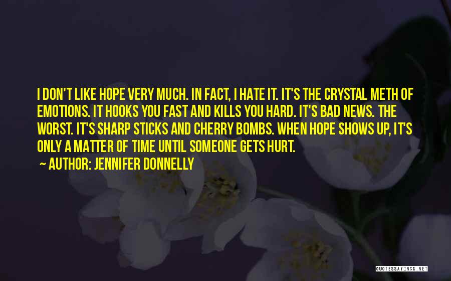 I Hate Emotions Quotes By Jennifer Donnelly