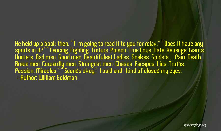 I Hate Lies Quotes By William Goldman
