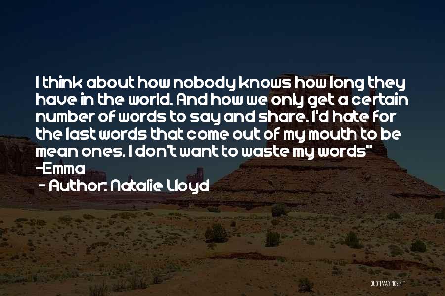 I Hate Nobody Quotes By Natalie Lloyd