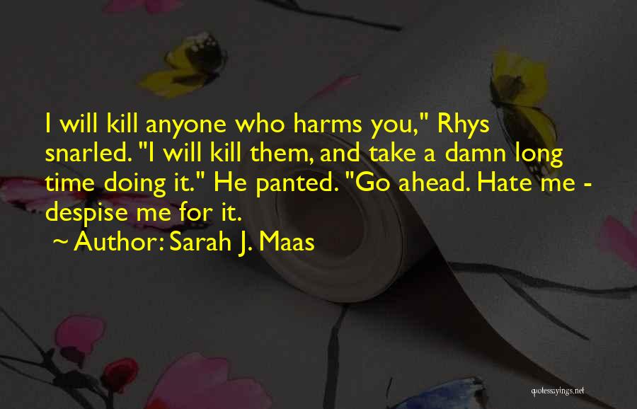 I Hate You Long Quotes By Sarah J. Maas