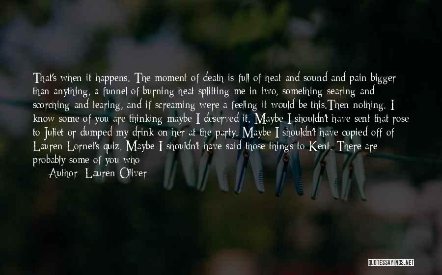 I Have A Bad Feeling Quotes By Lauren Oliver I Have A Bad Feeling Quotes By Lauren Oliver