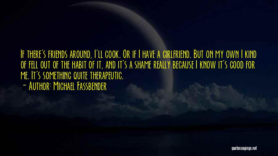 I Have A Good Girlfriend Quotes By Michael Fassbender