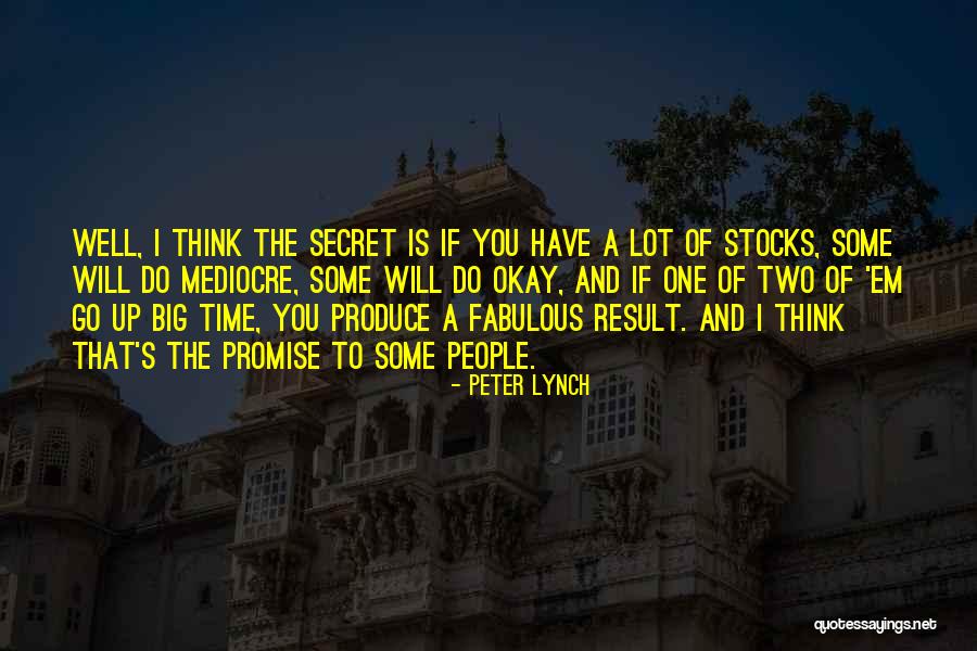 I Have A Secret Quotes By Peter Lynch