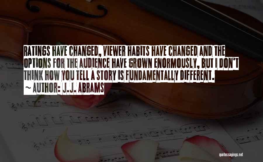 I Have Changed For You Quotes By J.J. Abrams