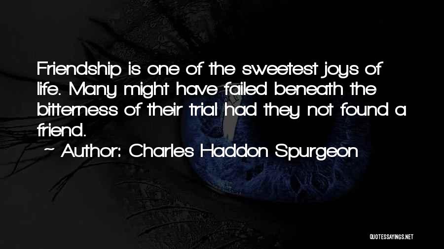 I Have Found A Friend In You Quotes By Charles Haddon Spurgeon