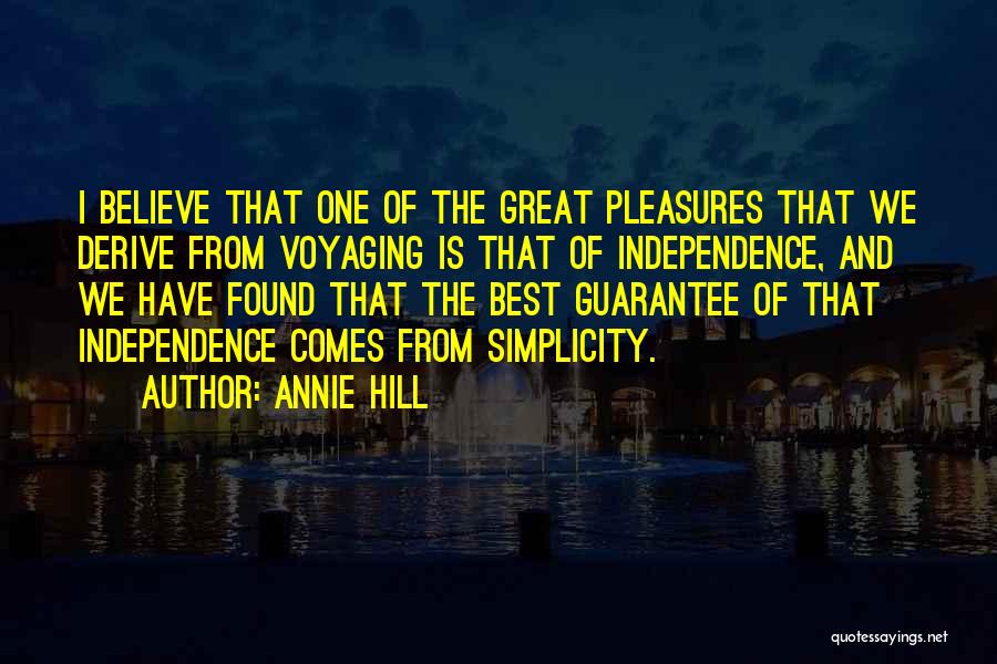 I Have Found Peace Quotes By Annie Hill
