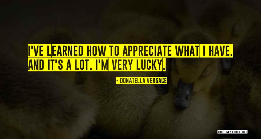 I Have Learned A Lot Quotes By Donatella Versace I Have Learned A Lot Quotes By Donatella Versace